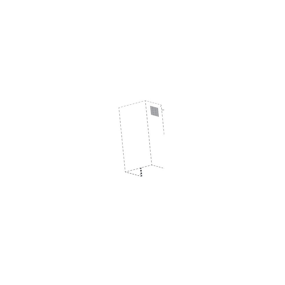 Conduit inox d'installation pour meuble haut Roblin 112.0253.280 Conduit inox d'installation pour meuble haut Roblin 112.0253.280