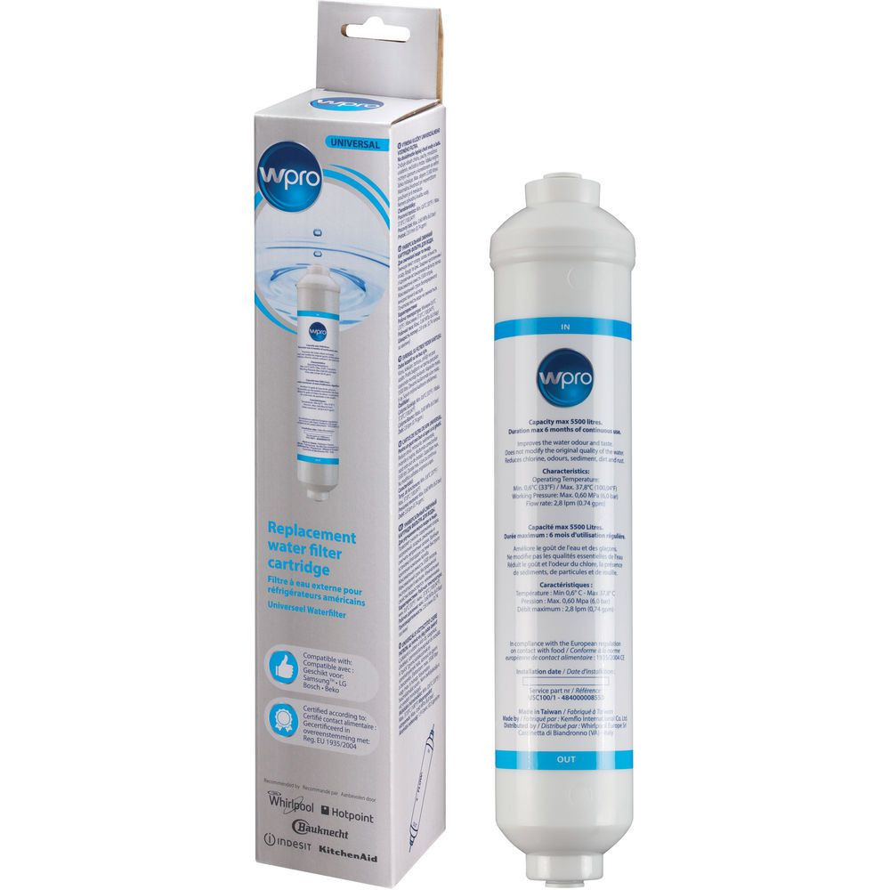 Filtre a eau externe universel pour réfrigérateur americain USC100 484000008553