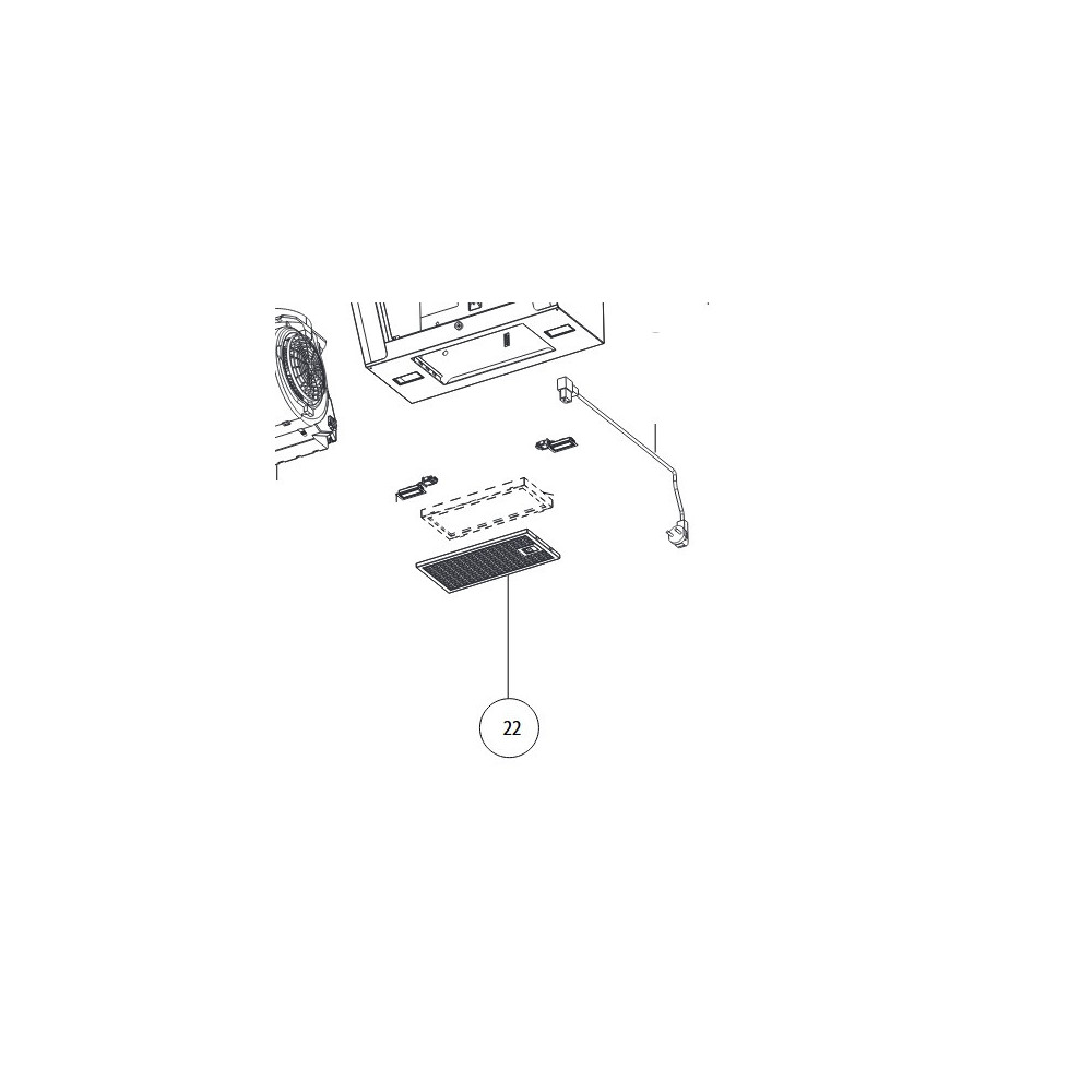 Filtre métallique de hotte 133.0625.839 254,5X125 Filtre métallique de hotte 133.0625.839 254,5X125