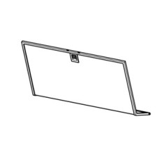 Filtre métallique pour hotte Roblin 133.0688.233 480X342,9