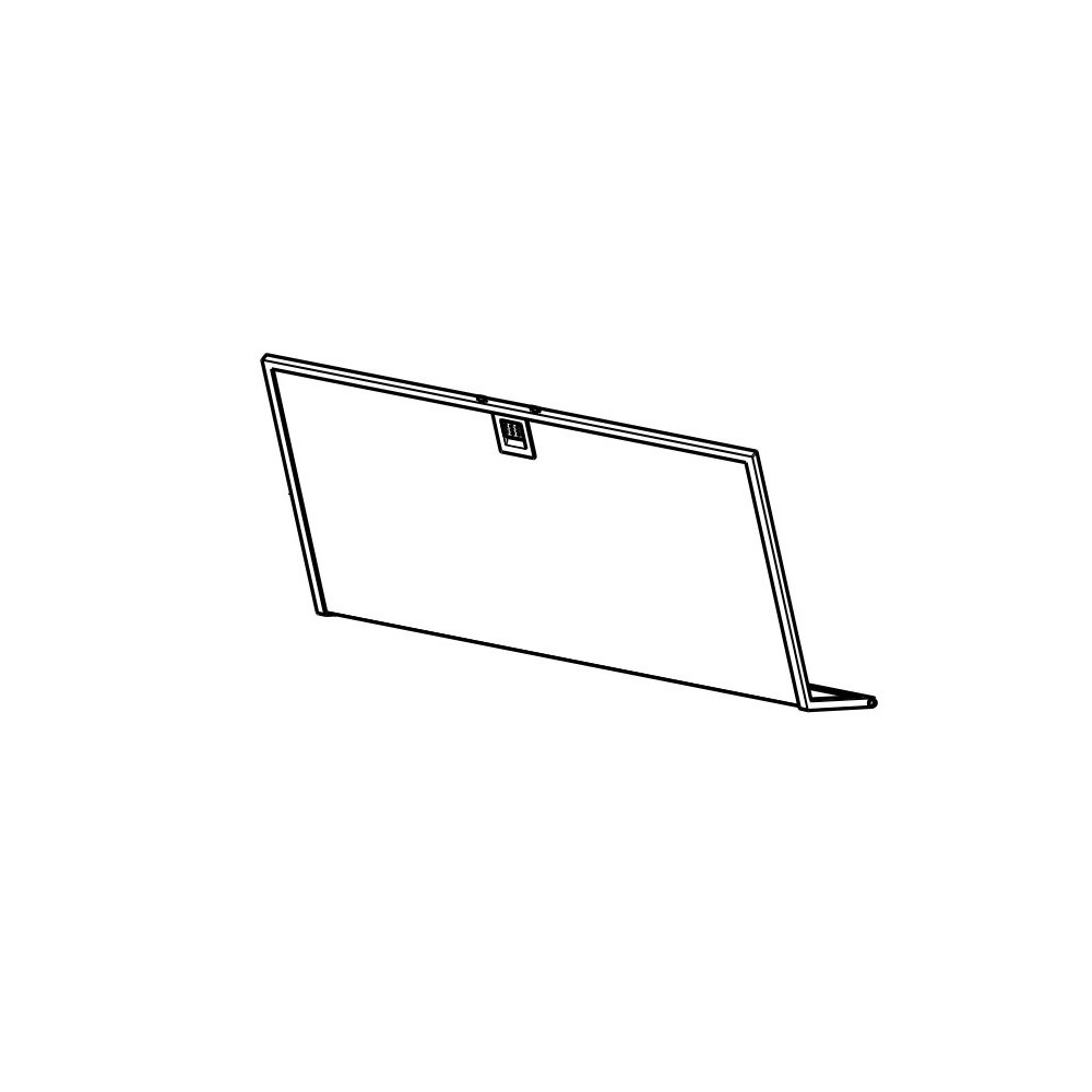 Filtre métallique pour hotte Roblin 133.0688.233 480X342,9