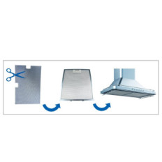 KIT DE RÉPARATION FILTRE METALLIQUE À DÉCOUPER ( 600 X 400MM )