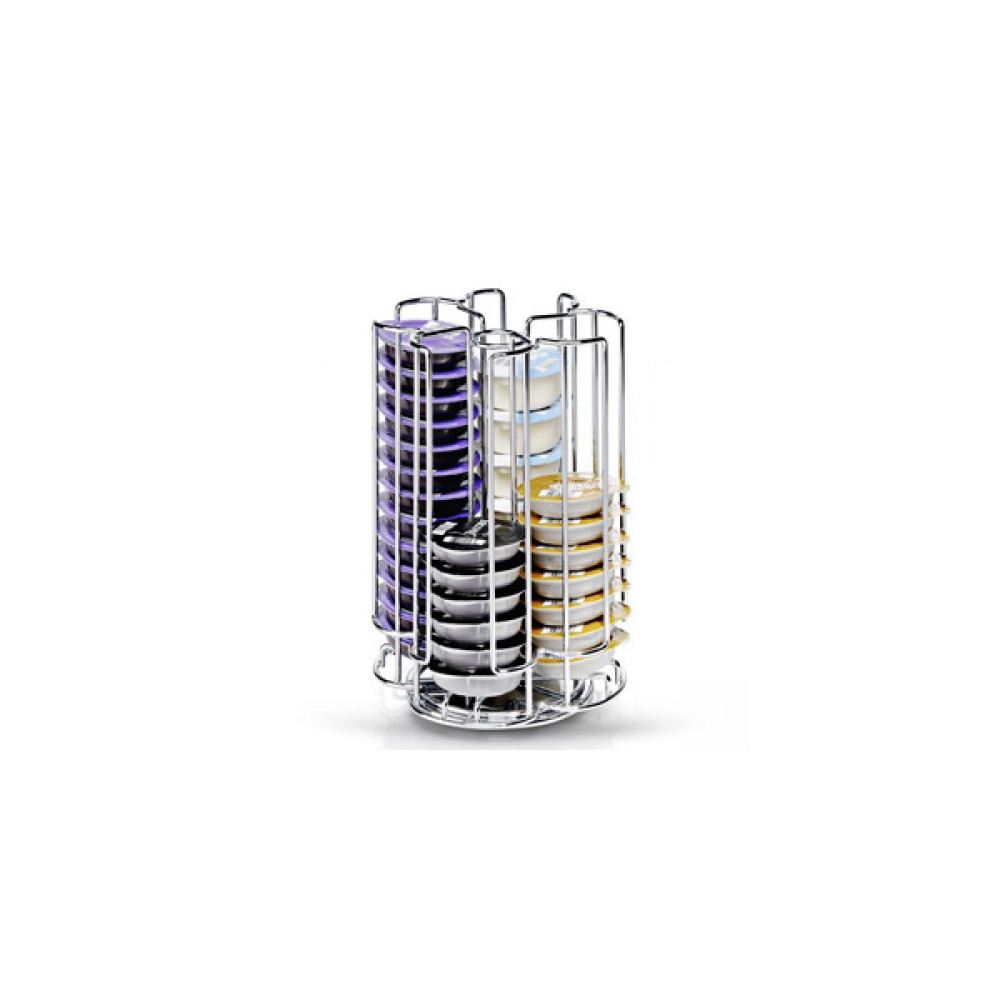 Support rotatif inox pour 52 capsules de café Tassimo