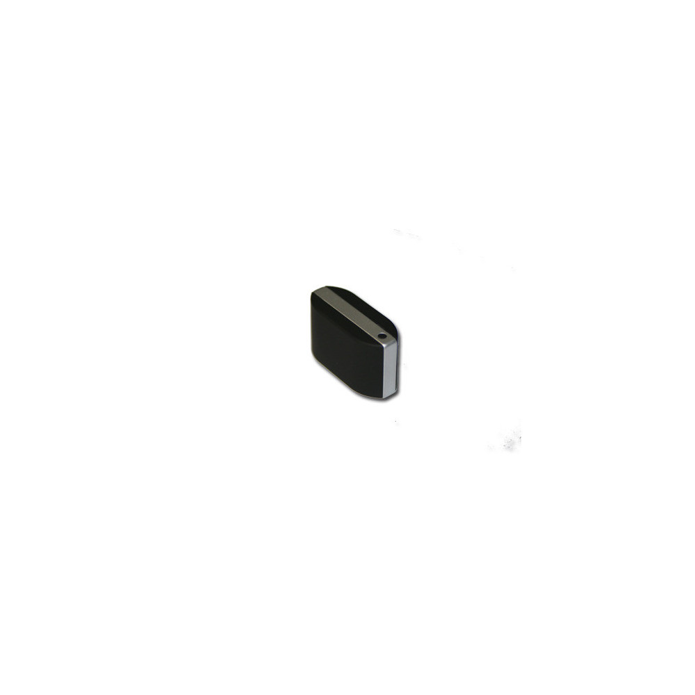 Bouton de four noir et inox Bouton de four noir et inox