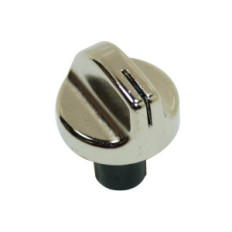 Bouton inox de four Smeg