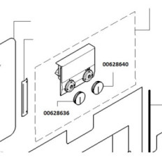 Bouton rotatif de four Gaggenau 00628636 628636
