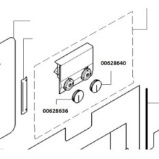 Bouton rotatif de four Gaggenau 00628640 628640