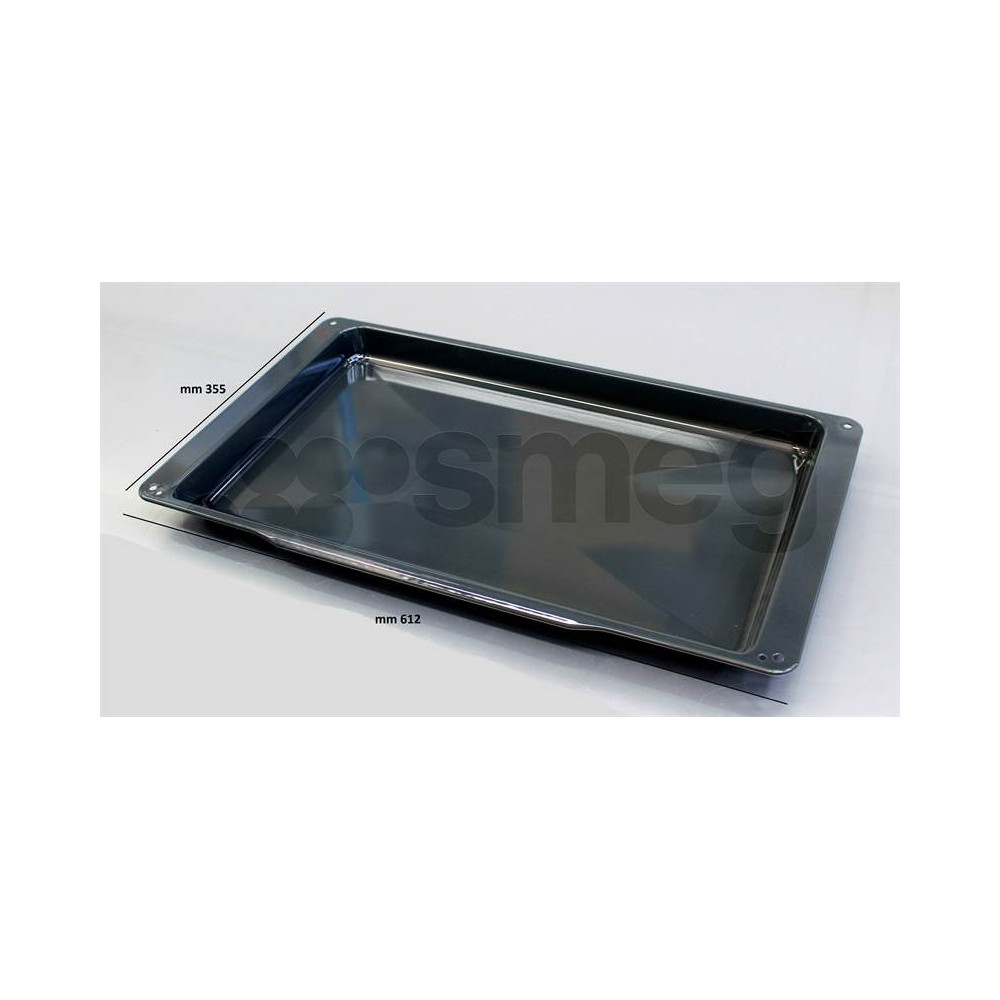 Plat de four lèche frite pour four Smeg 480370625 Plat de four lèche frite pour four Smeg 480370625