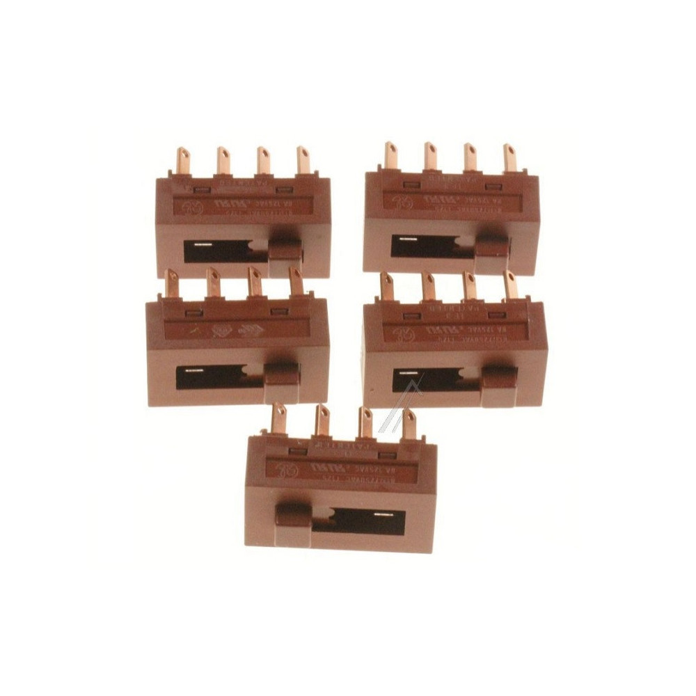 Kit de 5 commutateur pour hotte Franke 133.0054.538 Kit de 5 commutateur pour hotte Franke 133.0054.538