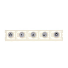 Touche bouton poussoir pour hotte Roblin 133.0326.702