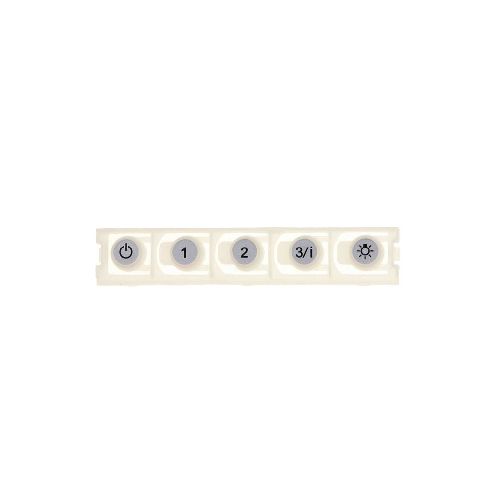 Touche bouton poussoir pour hotte Roblin 133.0326.702 Touche bouton poussoir pour hotte Roblin 133.0326.702