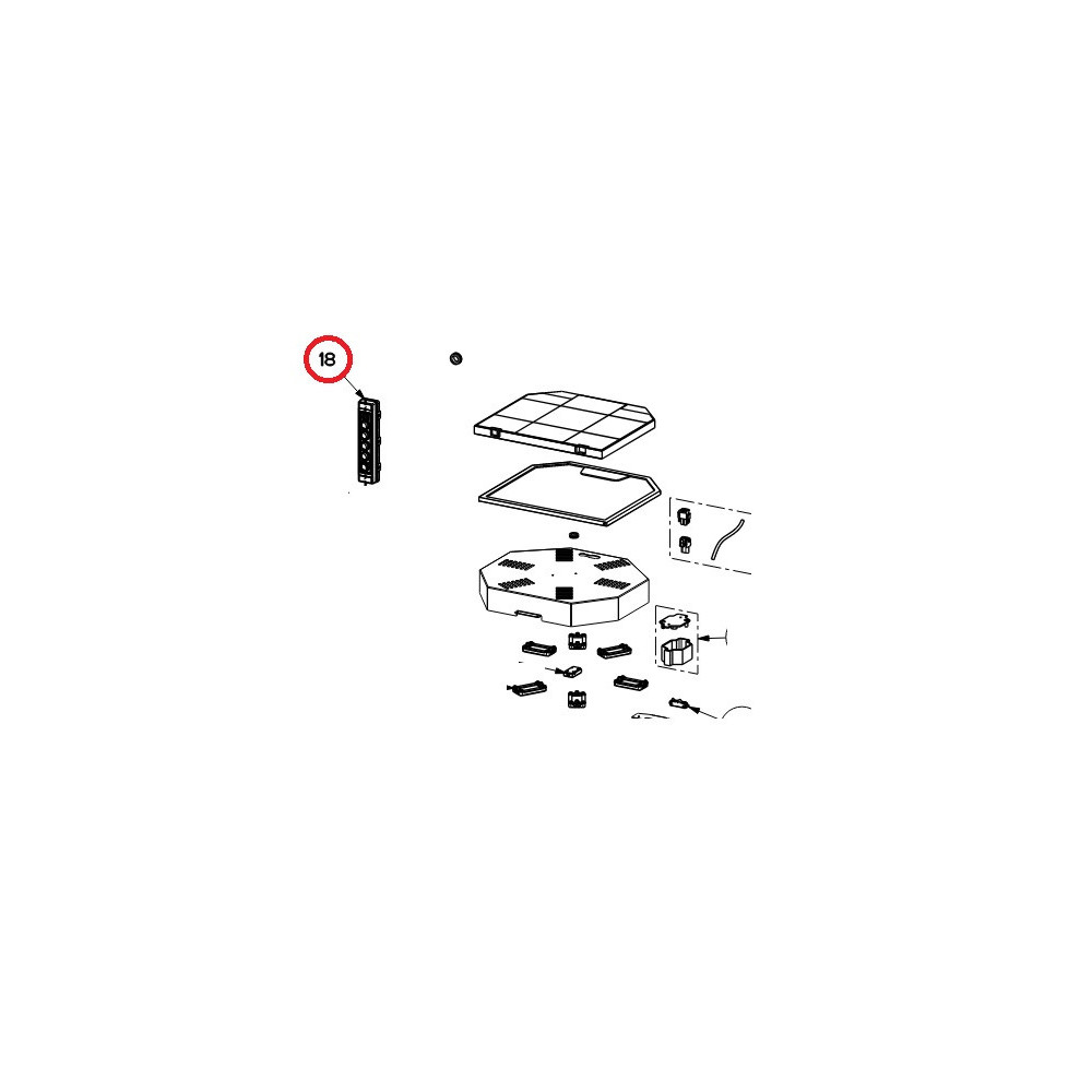 Clavier de commande 133.0498.768 Clavier de commande 133.0498.768