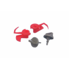 Crochet de fixation pour grille de hotte 00181272