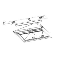 Kit de fixation pour hotte Roblin 133.0071.835