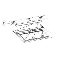 Kit de fixation pour hotte Roblin 133.0071.835
