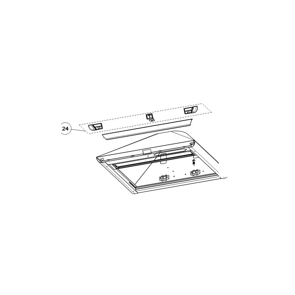 Kit de fixation pour hotte Roblin 133.0071.835 Kit de fixation pour hotte Roblin 133.0071.835