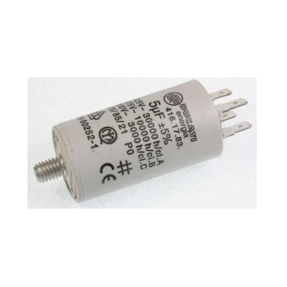 Condensateur de démarage 5,0UF-450V FASTON 6,3MM Condensateur de démarage 5,0UF-450V FASTON 6,3MM