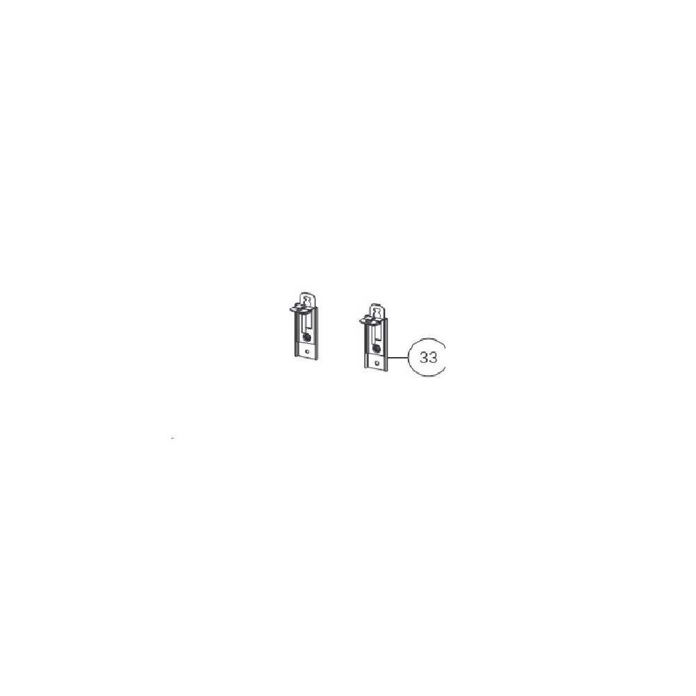 Fixation murale 133.0298.846 3FX164 Fixation murale 133.0298.846 3FX164
