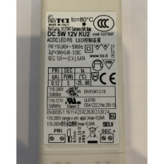 Convertisseur LED TCI 127307 DC 5W 12V KU2  133.0377.312