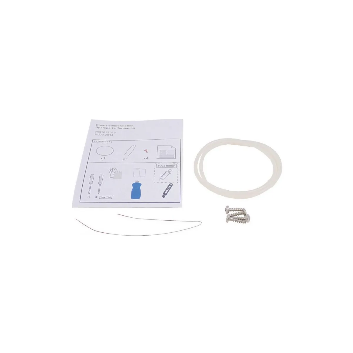 Bosch Guarnizione Originale Per Lavastoviglie – Diametro 182 Mm – Adatto Per Siemens 12005744 (Kit Con Viti)