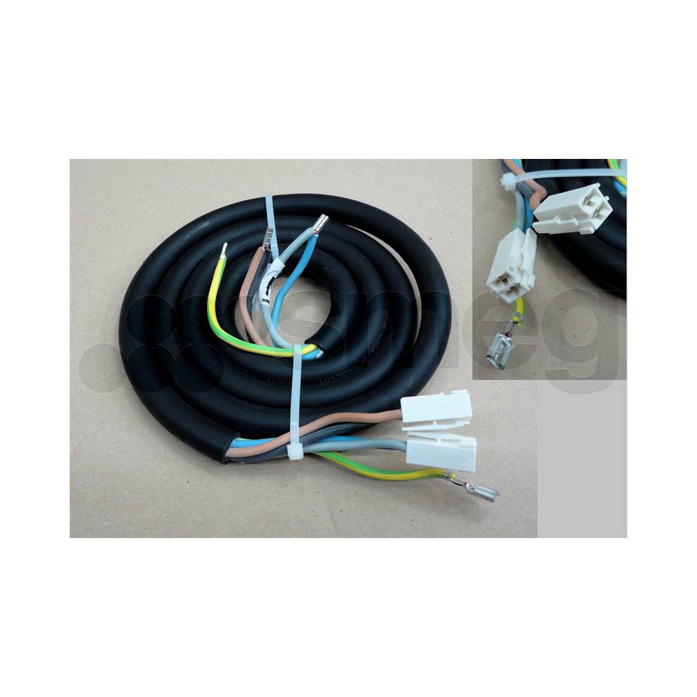 Cable alimentation pour plaque Induction 1.5M Smeg Cable alimentation pour plaque Induction 1.5M Smeg