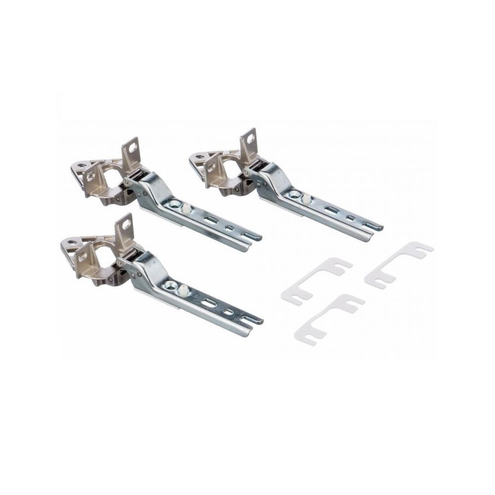 Kit de 3 charnières de porte pour réfrigérateur Bosch Siemens 00268699