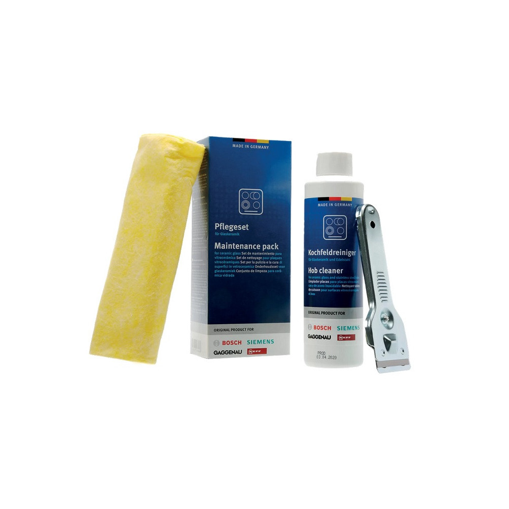Set de nettoyage plaques vitrocéramiques Bosch Siemens 00311900
