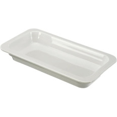 Petit plat en porcelaine blanc 00573899