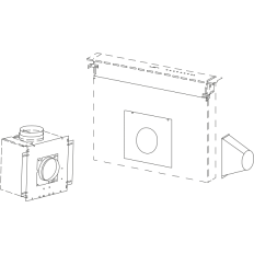 Kit d'installation moteur déportée pour hotte Roblin 112.0500.697 6401043