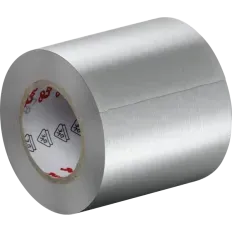 Rouleau de ruban adhésif aluminium 50mm largeur 10m de long pour gaine de hotte, référence 17004178