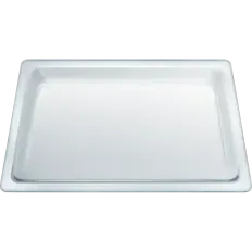 Plaque à pâtisserie en verre transparent pour four Bosch 60cm, référence 17000305