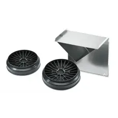 Kit de recyclage avec filtres charbon actif et conduit d'air pour hotte aspirante Bosch, référence 00576894