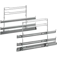 Rails d'extension télescopiques 3 niveaux en acier inoxydable pour four, référence 17002604