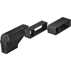 Conduit d'aération plat 220x90mm pour hotte intégrée à la table de cuisson Bosch, référence 17001486