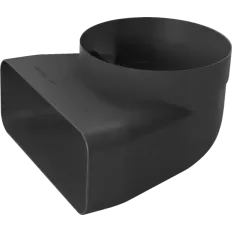 Gaine adaptateur 150 mm coudée à 90° plat rond pour hotte aspirante Bosch, référence 17005350