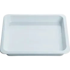 Plat en porcelaine blanche format GN 2/3 pour four Bosch, référence 00573900