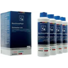 Pack éco de 4 flacons de 250ml de nettoyant pour lave-vaisselle Bosch, référence 00312362