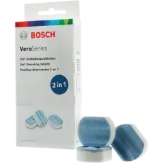 Boîte de pastilles détartrantes 2 en 1 pour machine à café Bosch, référence 00312093