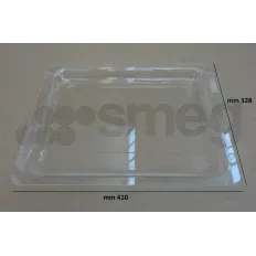 Lèchefrite en verre pour four micro-ondes Smeg, référence 770370629