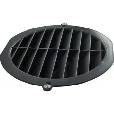 Cache de finition noir Roblin 112.0500.969 pour hotte en recyclage