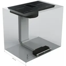 Kit de recyclage plinthe 60 mm Roblin référence 112.0616.146 pour table aspirante 83 cm
