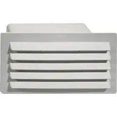 Grille d'évacuation rectangulaire 220 x 90 mm Roblin référence 112.0605.516